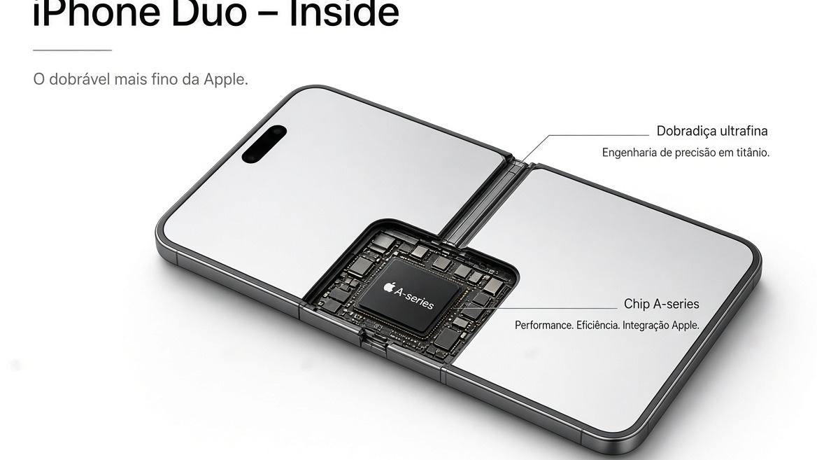 iPhone Duo: por dentro do dobrável mais fino da Apple — chip, dobradiça e a engenharia que sustenta o preço